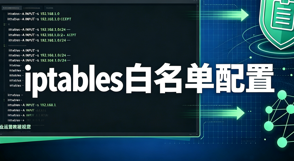 iptables白名单配置及新增服务端口的方法